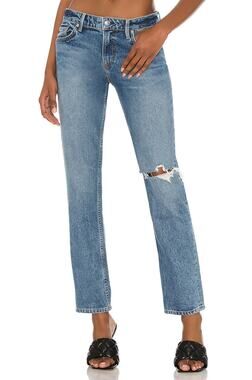 Grlfrnd Distressed Hidden Hills Kate Denim Jeans Size 26